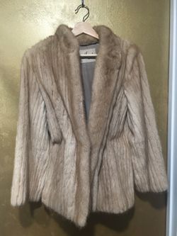 Fur jacket size small/medium
