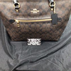 Monogram Coach Purse