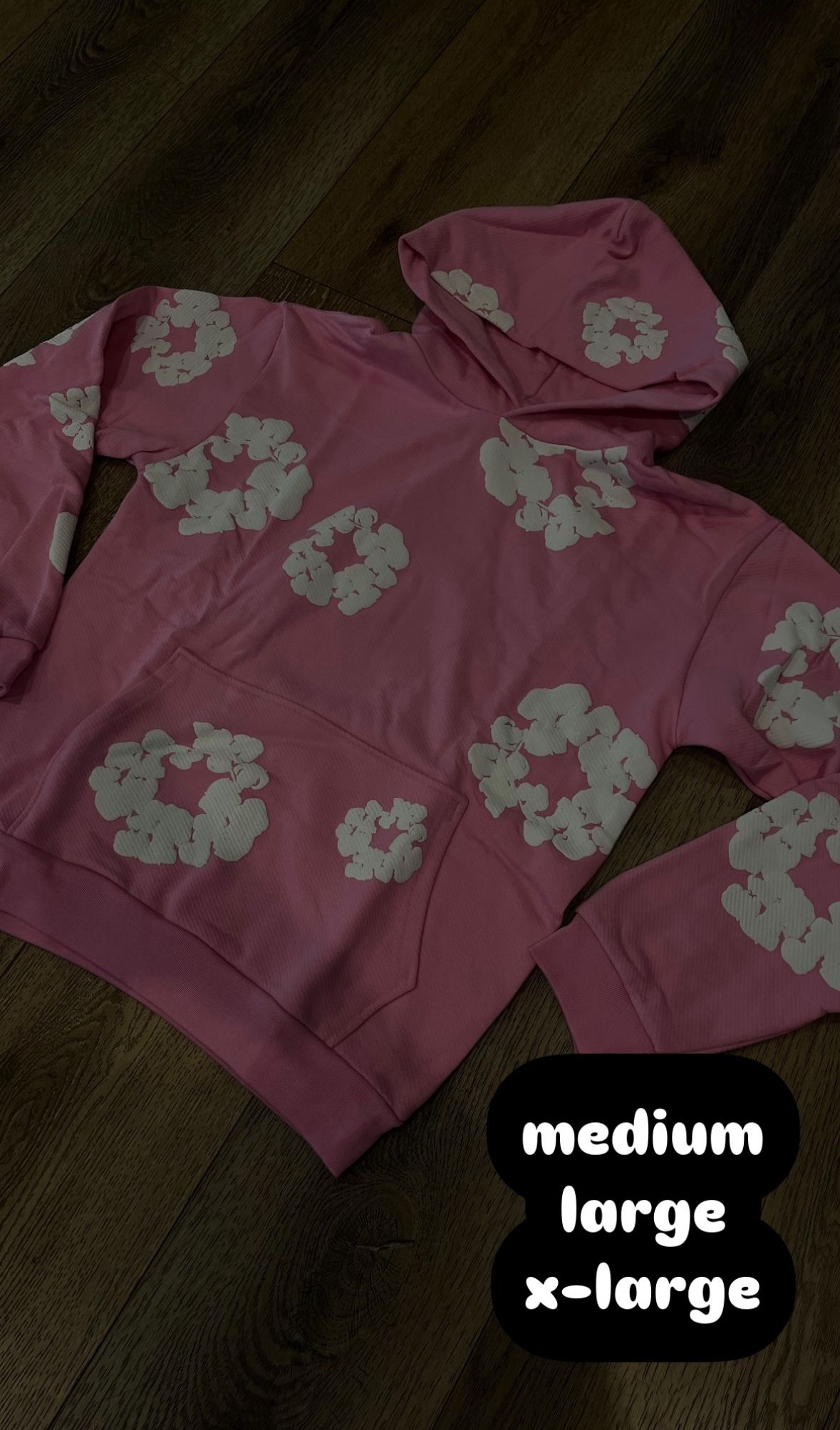 pink denim Tear Size M Lmk will work on price so hmuu!