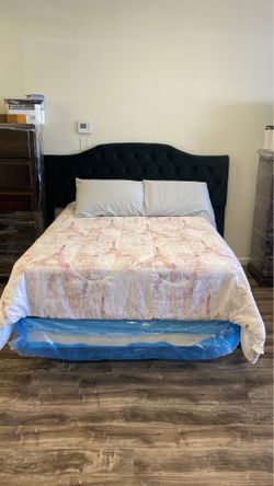 Cal king or King headboard with frame