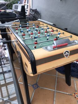 Foosball Table In Oak Bran New