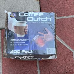 Coffee Clutch Sleeves 200 Pack