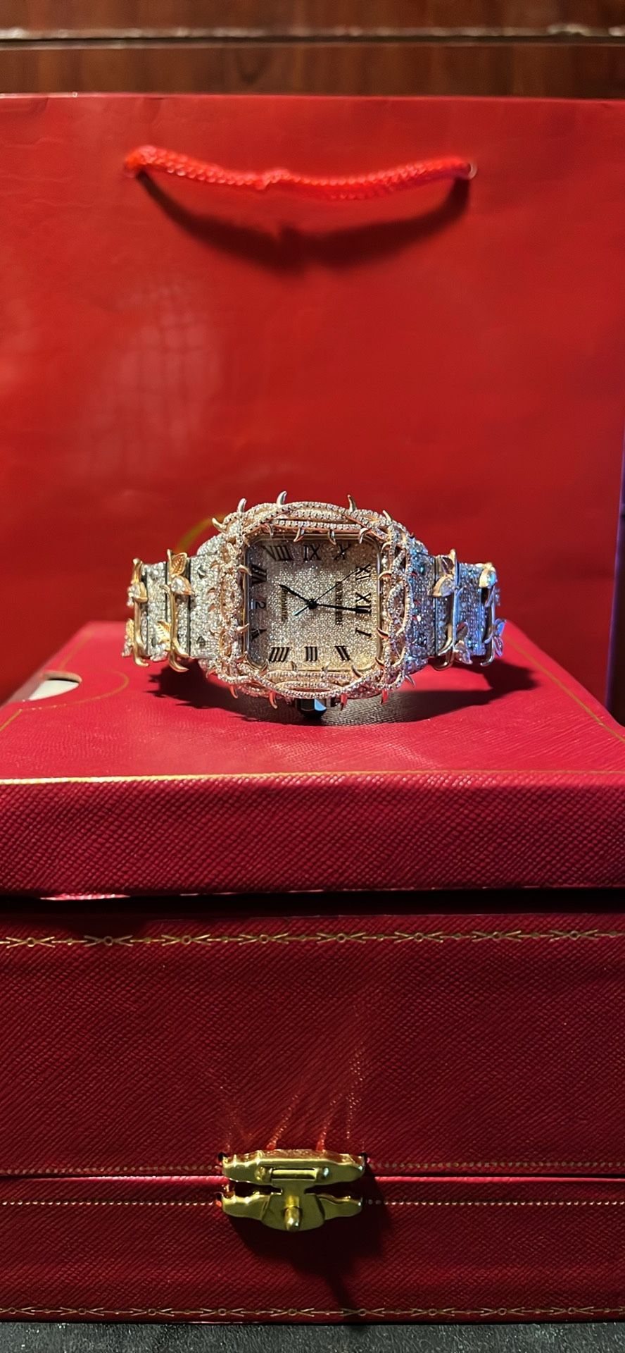 π Crown Of Thorns Moissanite Watch πβ A Crown of Brilliance πΉ