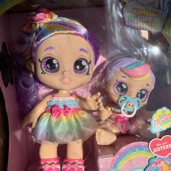 New KindiKids Rainbow Kate And Cutie Cake Sisters