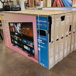 75” SAMSUNG CRYSTAL DU7200 4K SMART TV