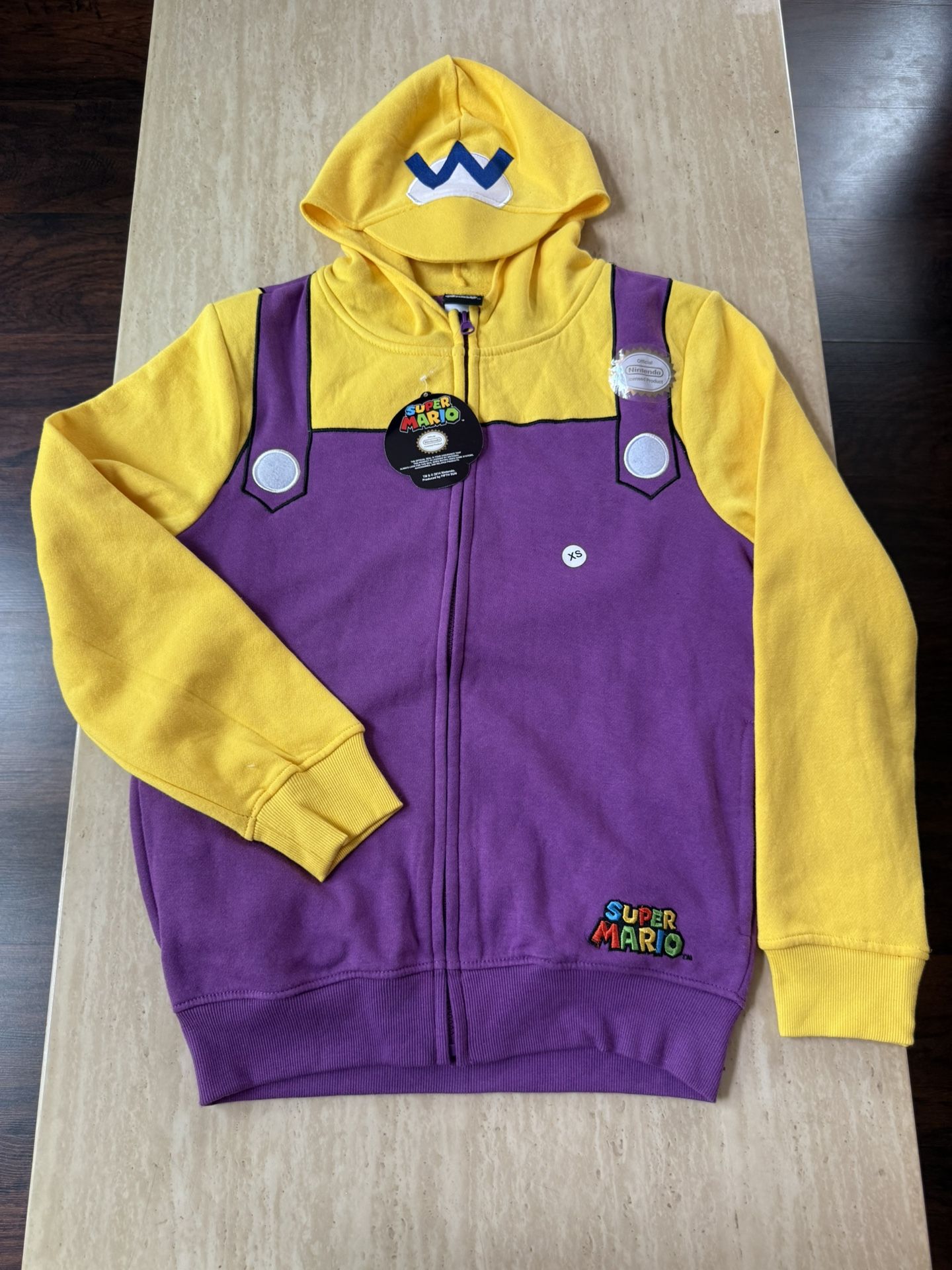 Men’s Clothes-Adult Super Mario Hoodie Nintendo