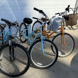 Trek, Electra, Fairdale bikes - prices in description