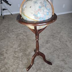 World Globe With Stand.
