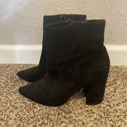 Womens Booties  Black Size 6.5M