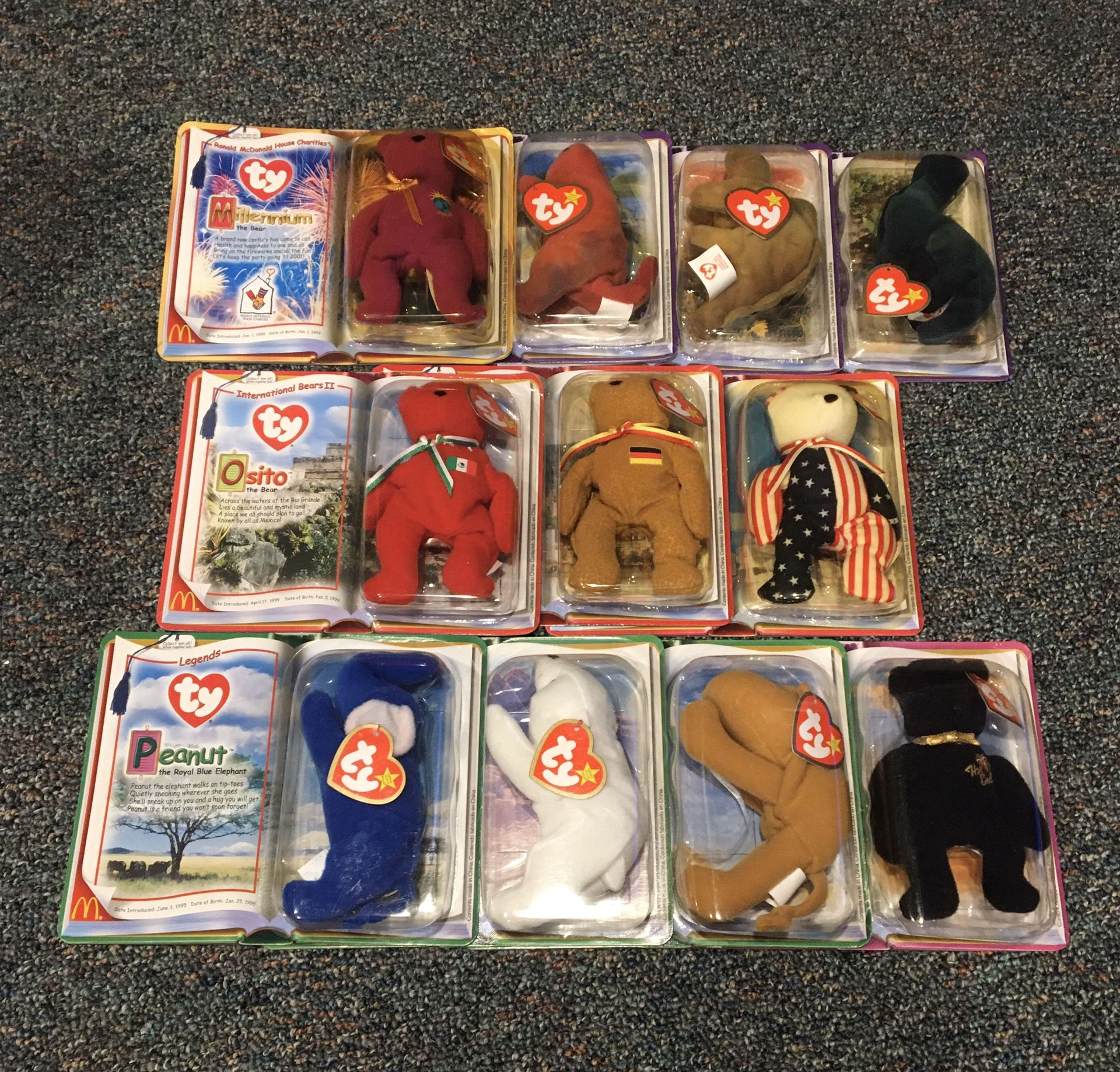 McDonalds Teenie Beanie Babies Collection