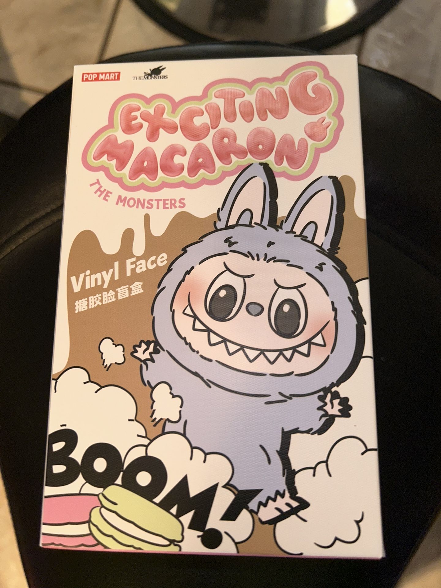 Sealed And Unopened Exciting Macaron Green Grape Vinyl Face Labubu From Pop Mart