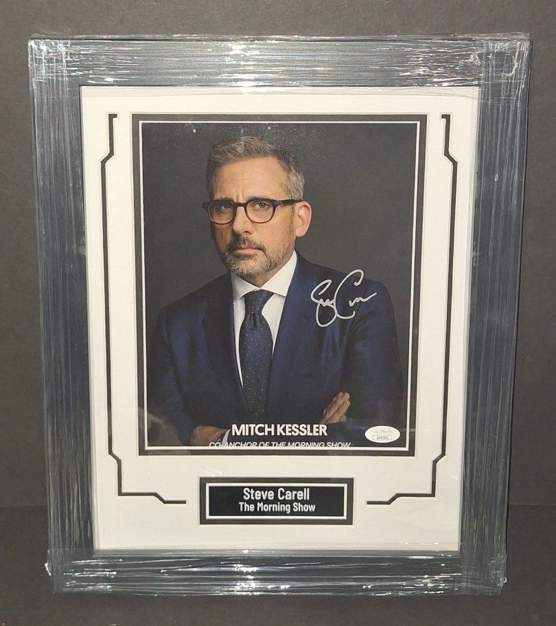 🔥 Steve Carell Autographed Framed 8x10 JSA COA🔥