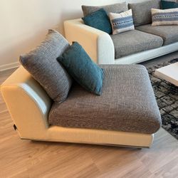 Feathers Lovers Seat (El Dorado Furniture)