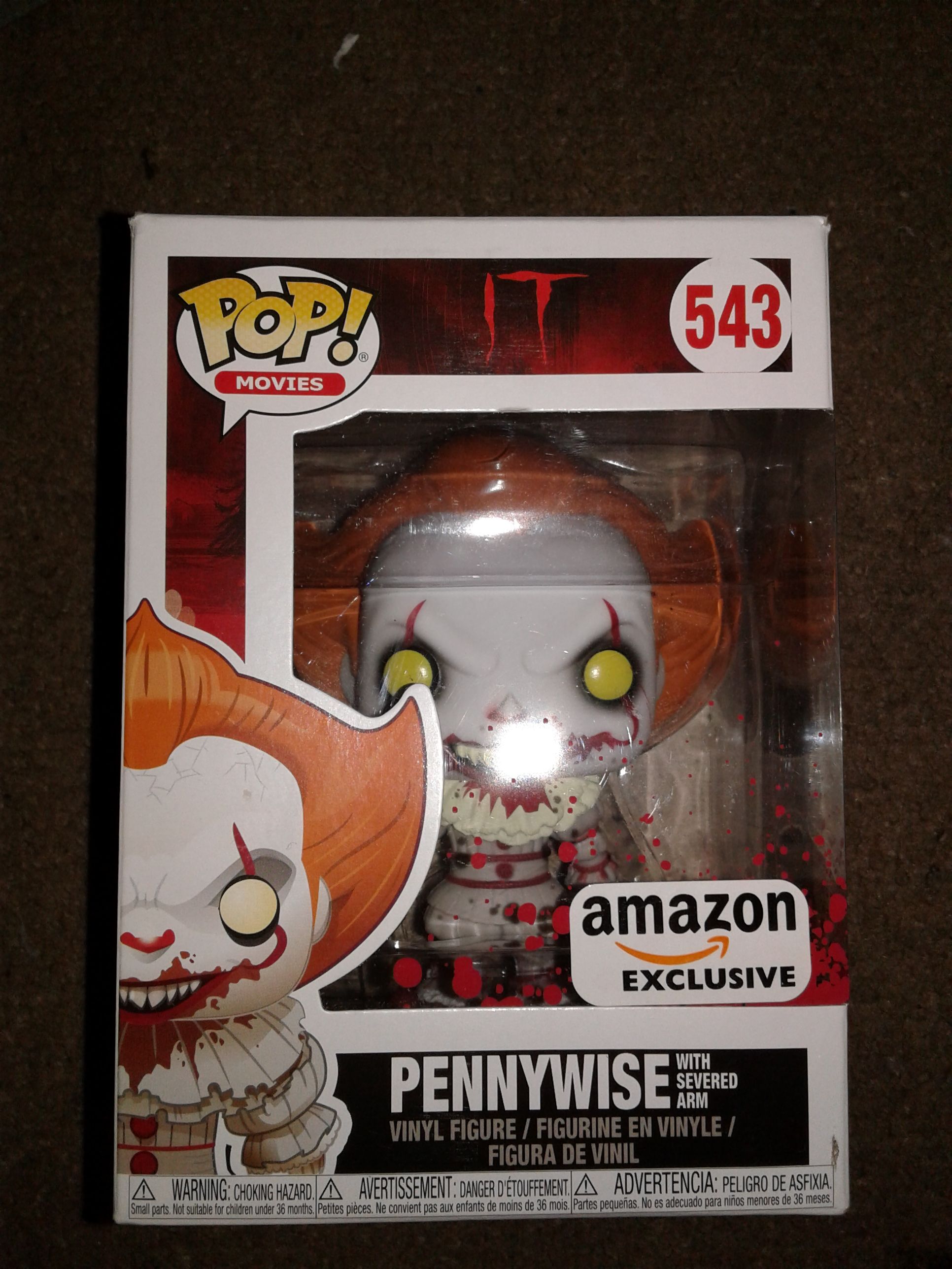 Pennywise with severed arm hot sale funko