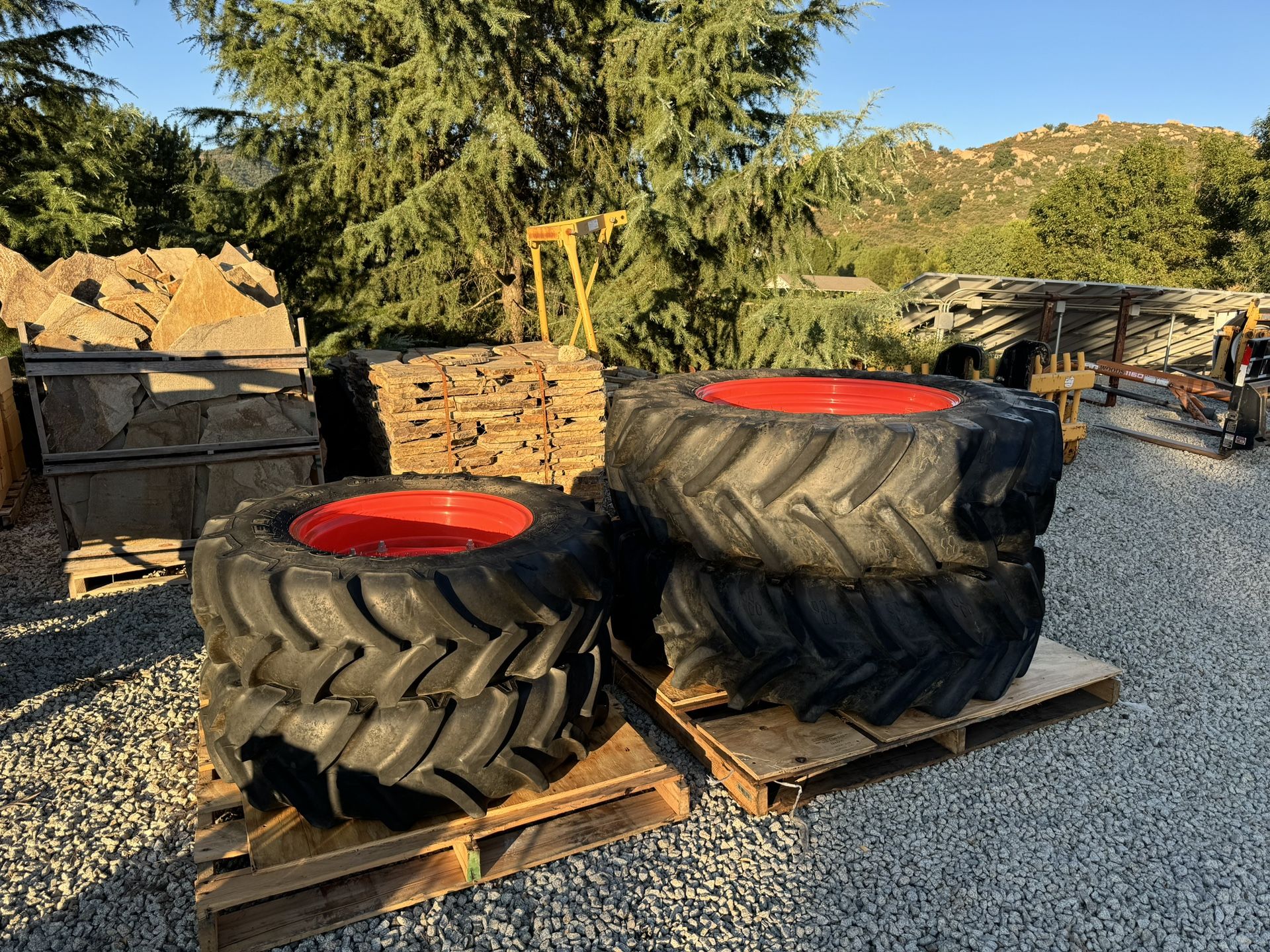 Kubota Tractor Tires, 420/85 R34 and 320/85 R24