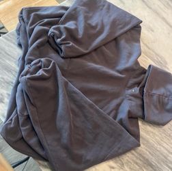 Yeezy gap logo hoodie large dark grey