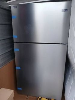 New Maytag Stainless Steel Top-Freezer Refrigerator