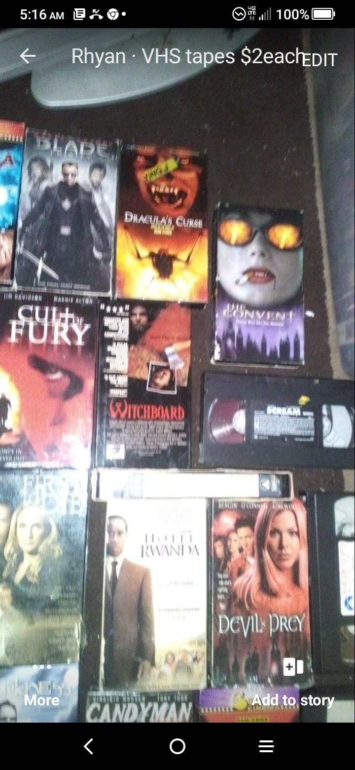 Just Tapes $4 Each Tons And Tons More. .Disney .Action. Scifi. Western .Kung Fu