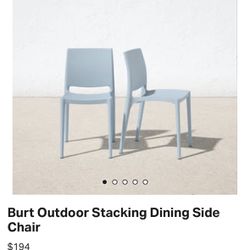 Like New Outdoor Stacking Chair Set Of 12
