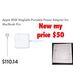 New Apple 85W MagSafe Portable Power Adapter for MacBook Pro $50 cash only East Palmdale 