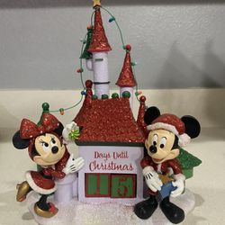 Disney Castle Christmas Countdown Collectible Figurine 