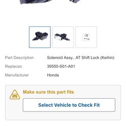 Honda Civic Shift Lock