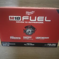 Milwaukee M18 Fuel 6.5” Circular Saw (new)