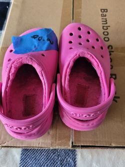 Pink Crocs