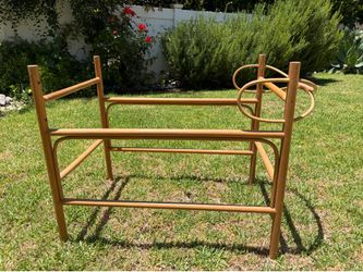 Heywood Wakefield Ashcraft bamboo-style coffee table base.