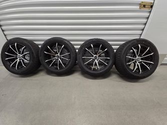 BRAND NEW TIRES AND WHEELS