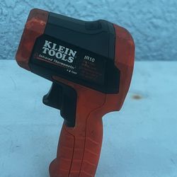 Klein Tools Dual-Laser Infrared Thermometer 20:1 - IR10 . Used in good condition with some cosmetic blemishes. These blemishes are in the form of scra
