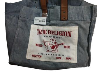 True Religion None Seen Blue Purse / Handbag