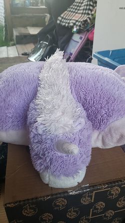 Tinkerbell snuggie and purple unicorn pillow pet