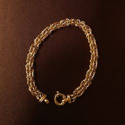 14 Kt Solid Yellow Gold Bracelet