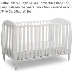 GRACO CRIB , DRESSER, and MATRESS. 