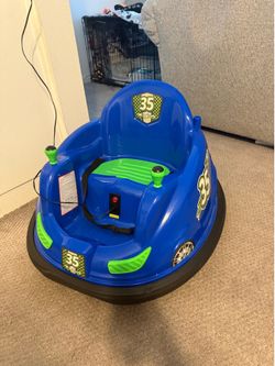 Kids. Bumper car