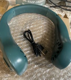 2 New Rechargeable Bladeless neck fan $30 For Both 