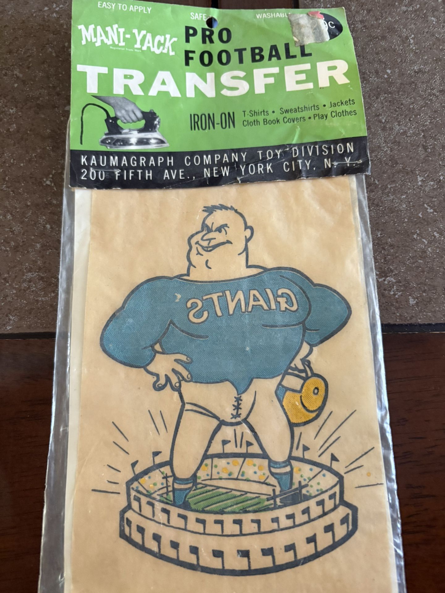 Giants Iron On Patch