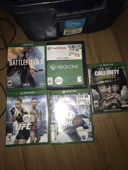 Xbox one games