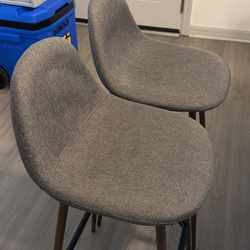 Pair Of High Top Chairs 