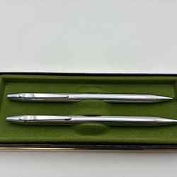 Vintage Quill Pen & Pencil Set Made In USA