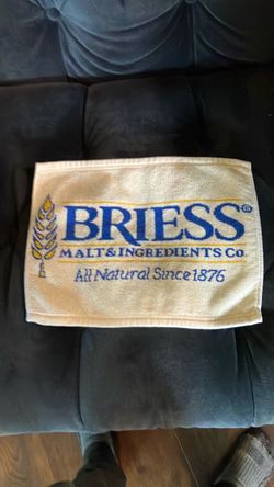 BEER NERD ALERT! Briess Malt & Ingredients Co. Branded Bar Towel