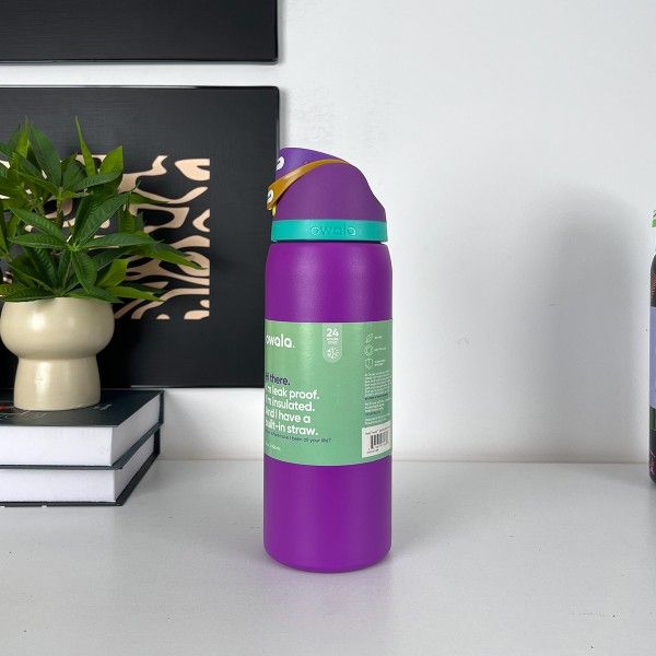 owala 24oz/32OZ Insulated Stainless Steel Water Bottle Double-Layer Kettle With Straw Vacuum Flasks For Sports Travel