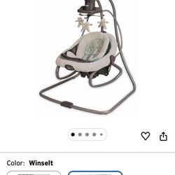 Graco DuetSoothe 2 in 1 Portable Baby Swing & Baby Rocker, Multi Direction, Vibration, Winslet