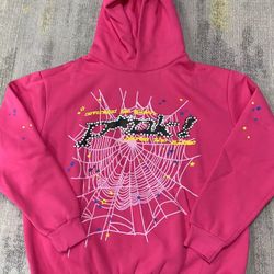 Sp5der P*NK Hoodie – Size M