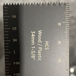 HCS Oscillating Saw Blade - For Wood and Plastic 25 Pack -34 mm 1-3/8”