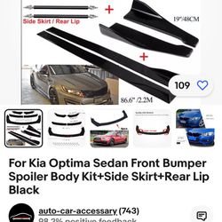 Glossy Black body kit From Ebay (FITS ANY KIA OPTIMA)