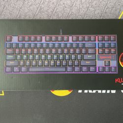 Mechanical Keyboard Red Dragon New Open Box