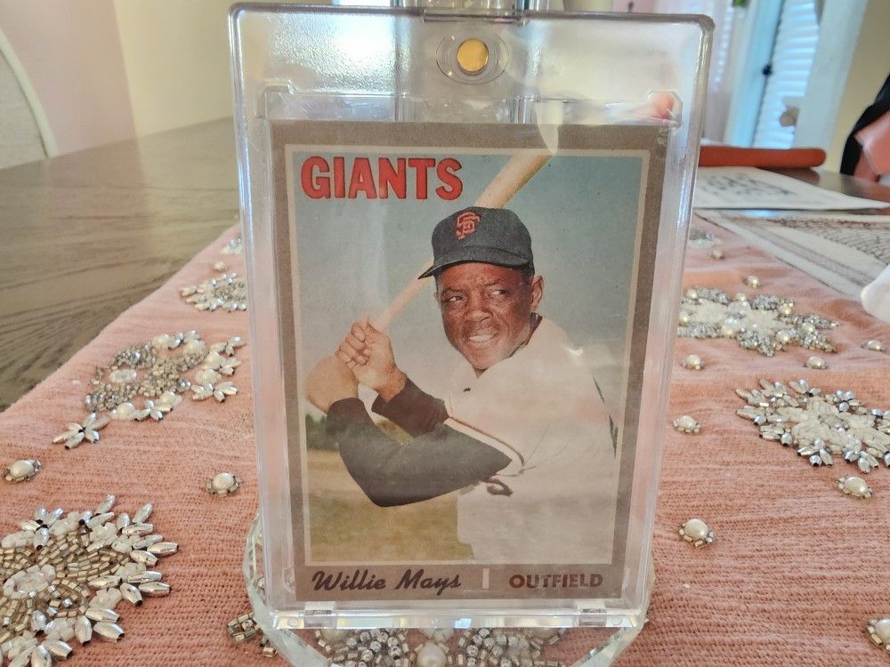 Willie Mays '70 Topps 2 Pete Rose '70 Topps Baseball Cards 