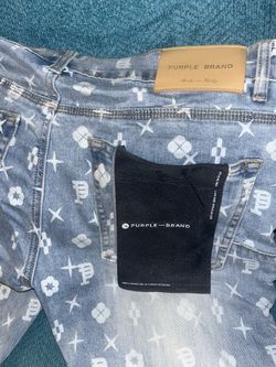 Light Blue Purple Jeans 